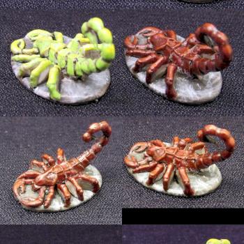 Vermin Scorpions - Reaper Bones 77125 by PegaZus