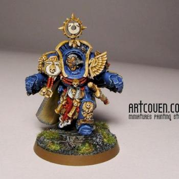 Marneus Calgar of the Ultramarines by artcoven