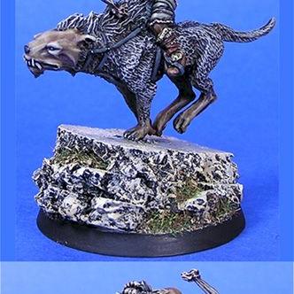 Warg Rider (1) by chambersofminiatures