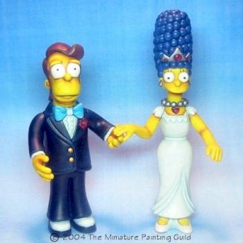 Homer and Marge Simpson by ZaPhOd