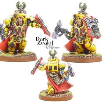 Converted Captain Lysander of the Imperial Fists by droghaden