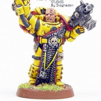 Games Day 05 Imperial Fist Space Marine Captain by droghaden