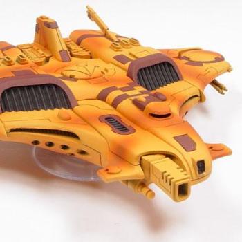 Forgeworld Tau Barracuda WIP by droghaden