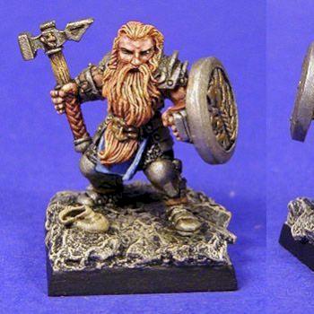 Dwarven Warrior by chambersofminiatures