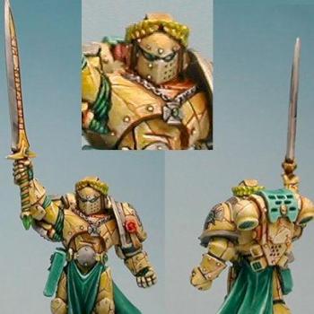 Emperor's champion from Warhammer 40000. by Mix