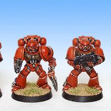 Space Marines Blood Angels by Alexi Z Studio