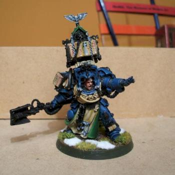 Working Progress-Dark Angels Terminator Librarian by Samajy Studios