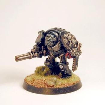 old skool assault cannon terminator by benjers2