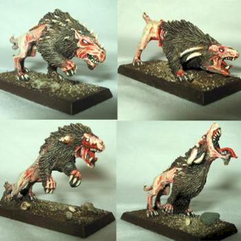 Mordheim Dire Wolves by Gnawer