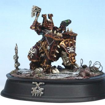 Khorne champ on juggar' by painterboyroy