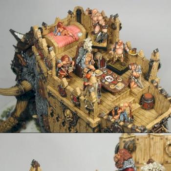 Norse War Mammoth - Part 3 - Party Howdah by witchhunter