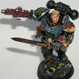 Arthor Space marine for Inquisitor game by painterboyroy