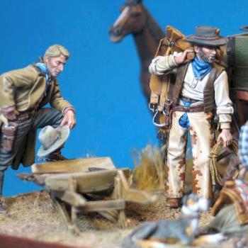 MY HEROES HAVE ALWAYS BEEN COWBOYS (detail 2) by Death Dealer