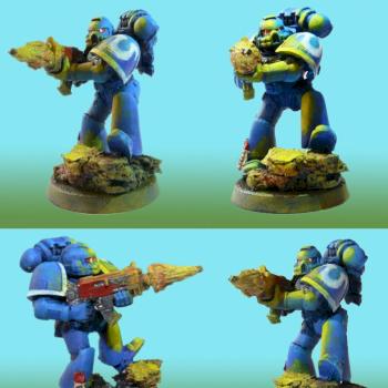 Tactical Space Marine by Szeltan