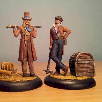 Malifaux Wastrels by Nickienogger