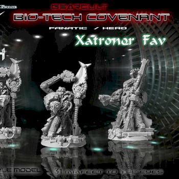 Xatronor FAv - Gearcult Fanatic by hitechminiatures