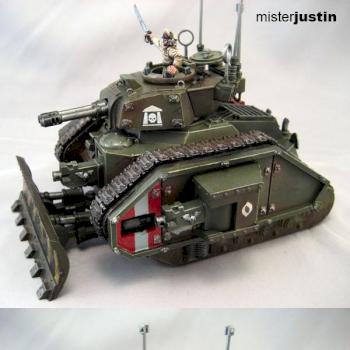 Armored Company - Cadian Command Tank by misterjustin