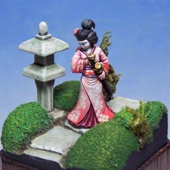 Samurai Geisha girl by Koroshanath