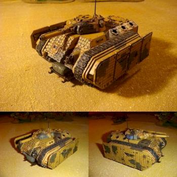 Imperial Army Chimera, reinforced by Grimshak