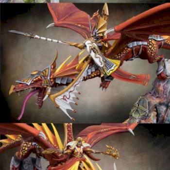 HE dragon with interchangeable 3 RIDERS and 2 HEADS by dead