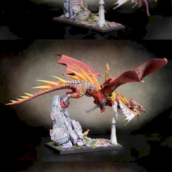 HE dragon with interchangeable 3 RIDERS and 2 HEADS by dead