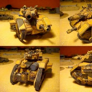 Imperial Army Leman Russ Conqueror by Grimshak