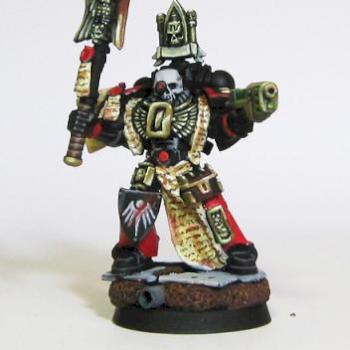 Space Marine Chaplain by kzthy