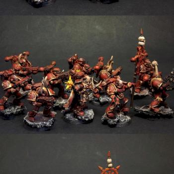 Chaos Space Marines of Khorne by Brovatar