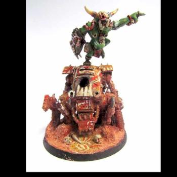 Ork, Nob Majox Savage snakebite shaman by Gotzork