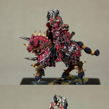 Khorne Lord on Horse by Kotlet Schabowy