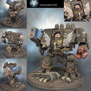 Raven Guard venerable dreadnought by Baalzamon