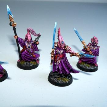 Eldar Seer Council by Tainted Guyver