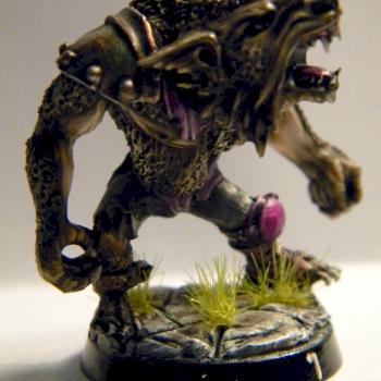 Blood Bowl werewolf by NFA