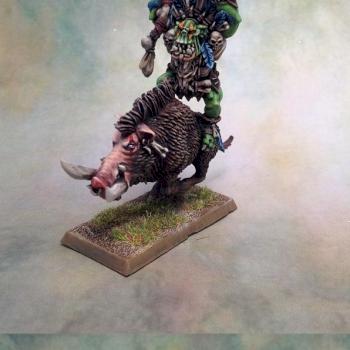 Savage or great shaman on war boar by Leolian