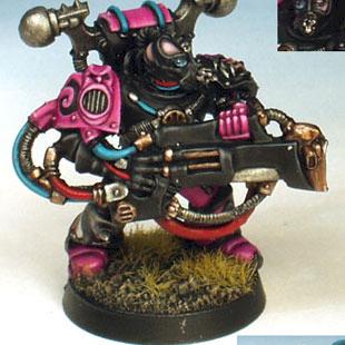 Emperor's Children Noise Marine w/ Sonic Blaster (1) by Chaplain Desmodus