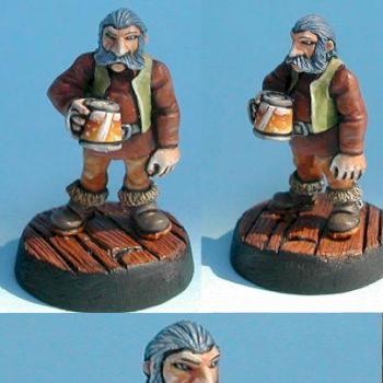 Dwarf tavern patron from hasslefree by Mix