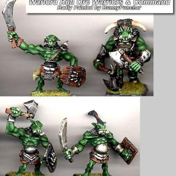 Warlord Bull Orc Warriors & Narg Bloodtusk by BunnyPuncher