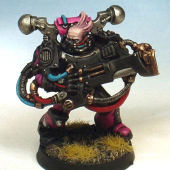 Emperor's Children Noise Marine w/ Sonic Blaster (3) by Chaplain Desmodus