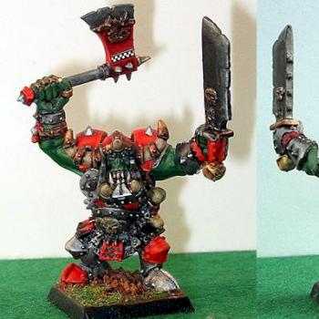 Black Ork War Boss by BunnyPuncher