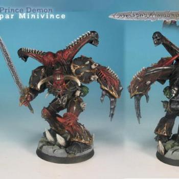 Prince demon Warhammer 40K by minivince