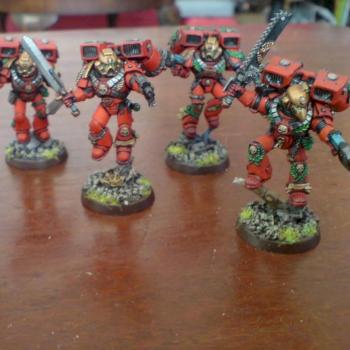 WIP: Blood Angel Vanguard (getting there) by IronKobra