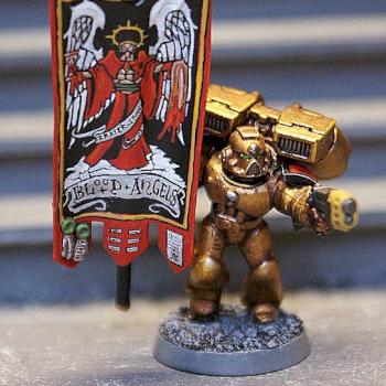 Blood Angels Chapter Banner by EmperorsChampion