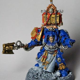 Space Marine Librarian with terminator armor by alex1974