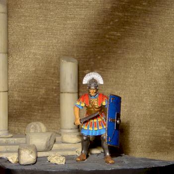 Roman Centurion in Battle (125 AD) by Denpit