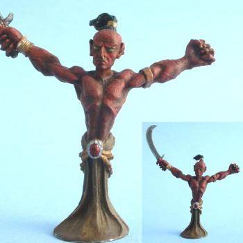 Djinn by Ral Partha -- 1980s paint job by Wardenstein