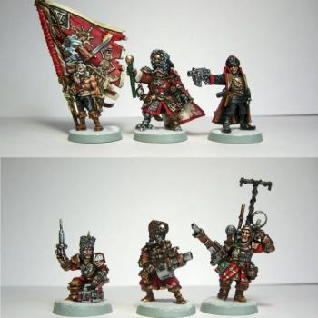 Vostroyan Command w/ Commissar by belazikkal