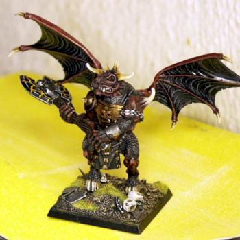 Daemon Prince of Khorne by guhra