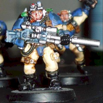 Space Marine Scout Sniper by EB11