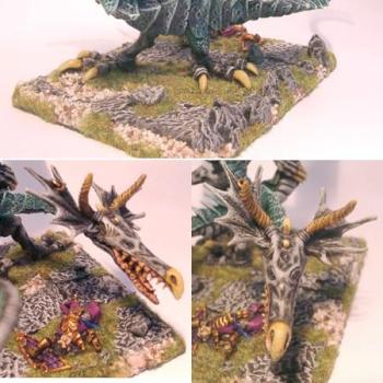 GW Lava Dragon in not typical colors by Aisha ben Arianus