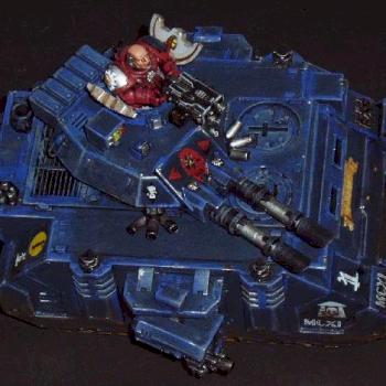 Space Marine Predator Top View by EB11